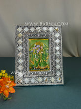Pure Silver Diamond Design Mother of Pearl Photoframe