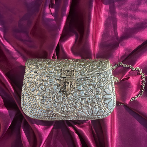 Hand Engraved Rectangle Clutch