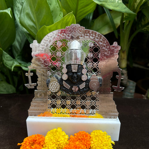 Tirupati Balaji on Marble Base