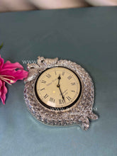 Pure Silver Swan Clock
