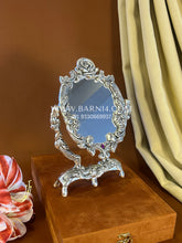 Flower Design Table Mirror
