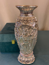 Pure Silver Krishna Leela Flower Vase