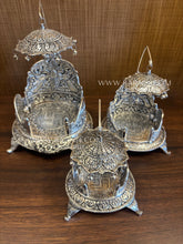 German Silver Singhasan- Oval