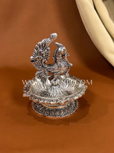 Peacock with Round Diya Base