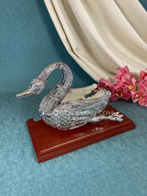 Pure Silver Boat Shape Swan