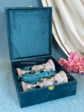 Pure Silver Elephant T-Light Holder Small Pair