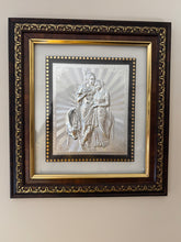 Pure Silver Radha Krishna Calf Frame Idol