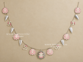 Enamel Ganesha Peacock Bandhanwar