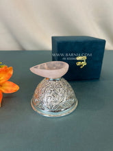 Pure Silver Rose Quartz Diya