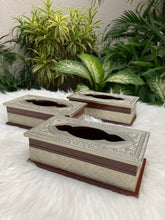 Silver Sheet Tissue Box