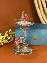 Bead Work Gaj Mayur Diya Stand