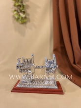 Pure Silver Radha Krishna Basuri Stand