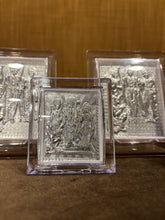 Pure Silver Ram Darbar Acrylic Frame Idol