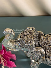 Pure Silver Radha Krishna Elephant Pair