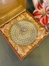 Enamel Peacock Feather Platter