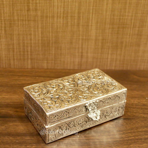 German Silver Rectangle Money Box