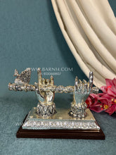 Pure Silver Radha Krishna Basuri Stand