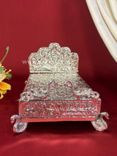 Silver Plated Mayur Bed