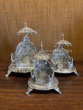 German Silver Singhasan- Oval