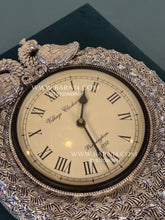 Pure Silver Swan Clock