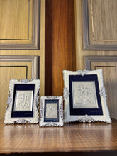 Pure Silver Shiv Pariwar Pearl Frame Idol