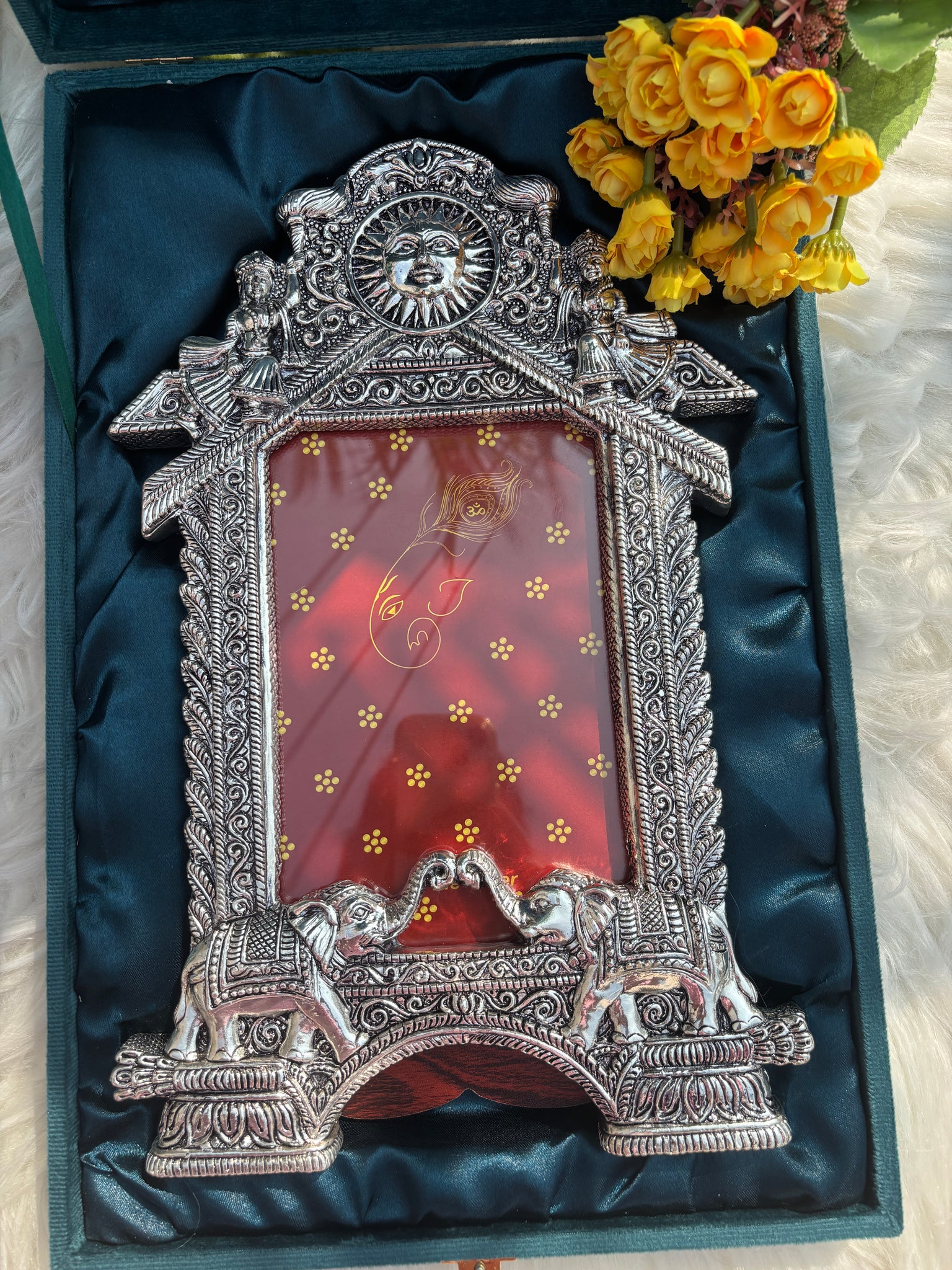 Pure Silver Elephant Photoframe