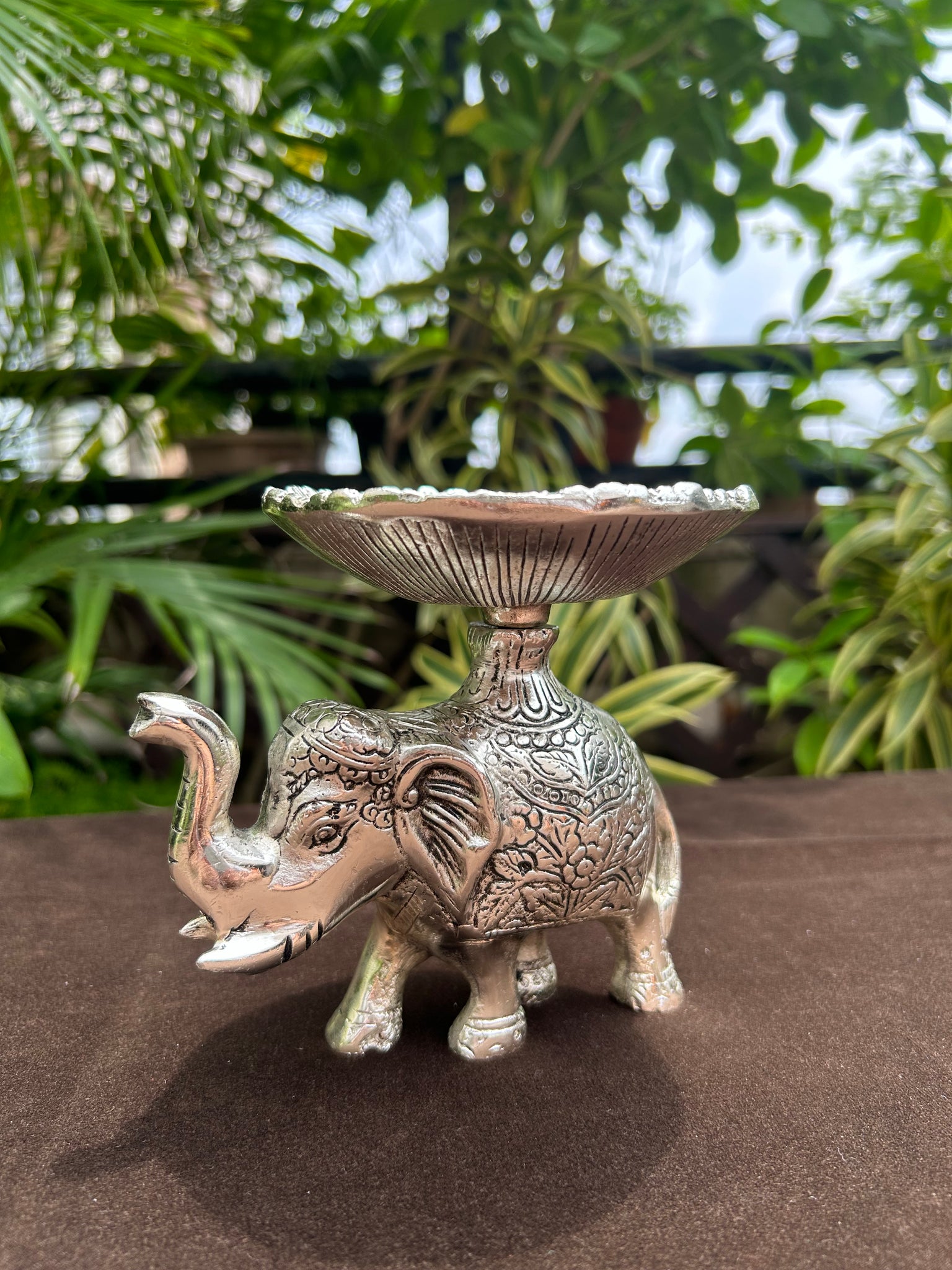 Standing Elephant Plate