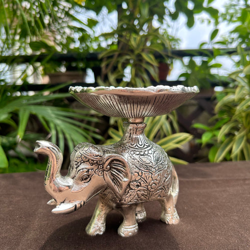 Standing Elephant Plate