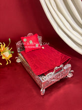 Silver Plated Mayur Bed