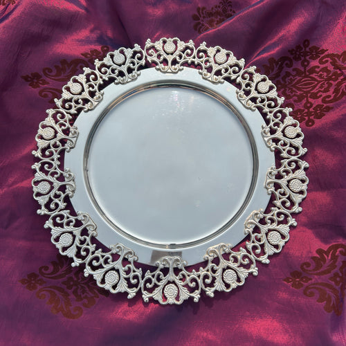 Charger Plate with Royal Border