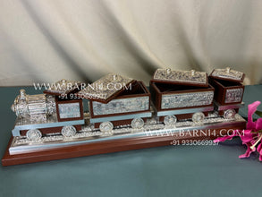 Pure Silver Pebble Path Train