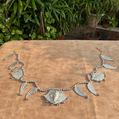 Silver Ganesha Leaf Bandhanwar