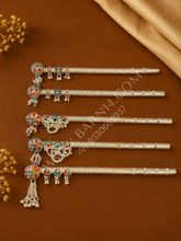 colorful meena bansuri for Laddu Gopal styling