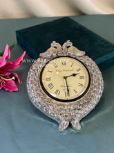 Pure Silver Swan Clock