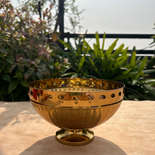 Gold Plated Nut Bowl