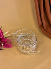 Enamel Peacock Motif Basket