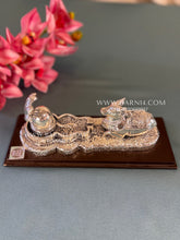 Pure Silver Shivling with Nandi