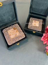 Pure Silver Mother of Pearl Chowki