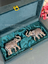 Pure Silver Gajraj Elephant Pair