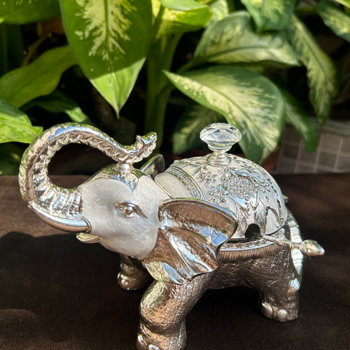 Enamel Sugar Pot - Elephant Shape