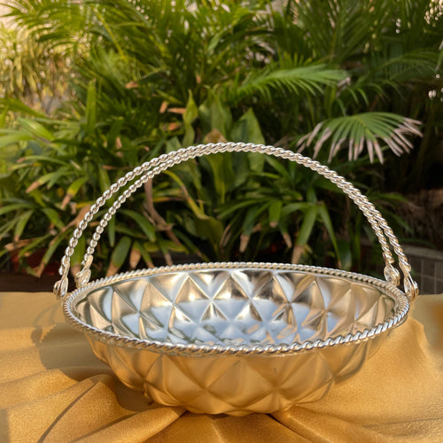 Double Wire Ornate Basket