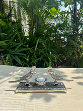 Double Parrot T-light Holder