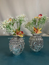 Pure Silver Swastik Kalash Pair