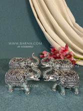Pure Silver Gajraj Elephant Pair