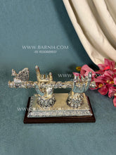 Pure Silver Radha Krishna Basuri Stand