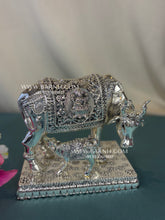 Pure Silver Laxmi Cow and Calf