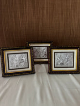 Pure Silver Ganesh Lakshmi Frame Idol