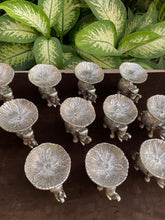 German silver elephant bowl with raised trunk – decorative plate for sweets, dry fruits, chocolates, and festive gifting.