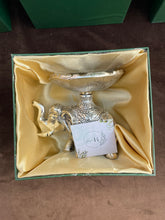 German silver elephant bowl with raised trunk – decorative plate for sweets, dry fruits, chocolates, and festive gifting.