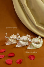 Luxury enamel peacock sugar pot for dry fruits, sweets, and condiments – elegant silver finish for festive, wedding, and anniversary gifting.